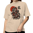 Japanese Dragon Red Sun Kanji Women's T-shirt