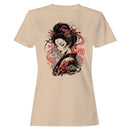 Japanese Geisha Cherry Blossoms Women's T-shirt