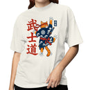 Bushido Samurai Cat Kanji Women's T-shirt