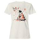 Sakura Kimono Cat Japanese Art Women's T-shirt