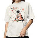 Sakura Kimono Cat Japanese Art Women's T-shirt