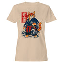 Samurai Cat Bushido Japanese Art Women's T-shirt