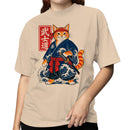 Samurai Cat Bushido Japanese Art Women's T-shirt