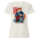 Samurai Cat Bushido Japanese Art Women's T-shirt