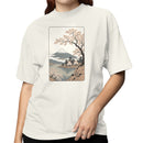 Mount Fuji Cherry Blossom Landscape Women's T-shirt