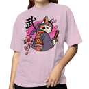 Samurai Cat with Katana Women's T-shirt