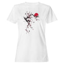 Cherry Blossom Branch Red Sun Women's T-shirt
