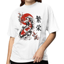 Japanese Koi Fish Red Sun Kanji Women's T-shirt