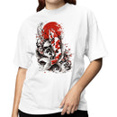 Japanese Koi Fish Red Sun Sakura Women's T-shirt
