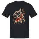 Japanese Koi Fish Cherry Blossoms Men's T-shirt