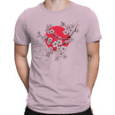 Japanese Cherry Blossom Red Sun Men's T-shirt