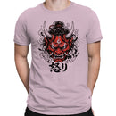Japanese Oni Mask Anger Kanji Men's T-shirt