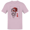 Fire Dragon Japanese Red Sun Men's T-shirt