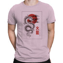 Fire Dragon Japanese Red Sun Men's T-shirt
