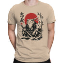 Samurai Frog with Katana Men's T-shirt