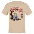 Kanji Frog Under Cherry Blossoms Men's T-shirt
