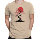 Cherry Blossom Tree Red Sun Men's T-shirt