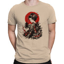 Japanese Geisha Red Sun Sakura Men's T-shirt