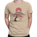 Mount Fuji Sakura Tree Torii Gate Men's T-shirt