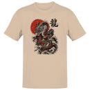 Japanese Dragon Red Sun Kanji Men's T-shirt