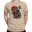 Japanese Dragon Red Sun Kanji Men's T-shirt