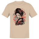 Japanese Geisha Cherry Blossoms Men's T-shirt