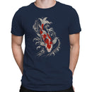 Japanese Koi Fish Water Waves Men's T-shirt