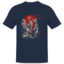 Japanese Koi Fish Red Sun Waves Men's T-shirt