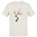 Japanese Cherry Blossom Ink Painting Men's T-shirt