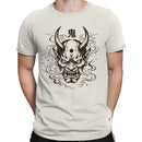 Oni Demon Mask Japanese Kanji Art Men's T-shirt