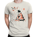Sakura Cat Japanese Art Men's T-shirt