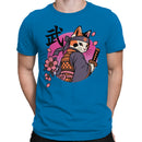 Samurai Cat with Katana Men's T-shirt