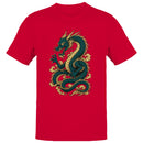 Japanese Blue Dragon & Golden Clouds Men's T-shirt