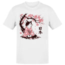 Sakura Cat Cherry Blossom Men's T-shirt