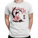 Sakura Cat Cherry Blossom Men's T-shirt
