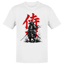 Samurai Warrior Red Kanji Brush Art Men's T-shirt