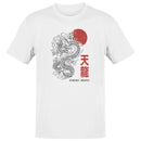 Heavenly Dragon Red Sun Art Men's T-shirt