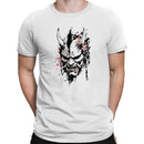 Japanese Oni Mask Cherry Blossoms Men's T-shirt