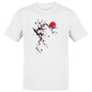 Cherry Blossom Branch with Red Sun Men's T-shirt