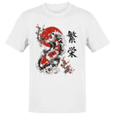 Japanese Koi Fish Red Sun Kanji Men's T-shirt