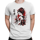 Geisha Samurai with Katana Men's T-shirt