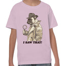 Detective Bulldog I Saw That Quote Youth's T-shirt