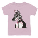 Youth's T-shirt - Zebra in Jacket Illustration