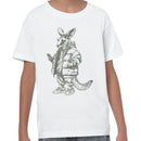 Hipster Kangaroo Hoodie Youth's T-shirt