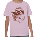 Sloth Eating Pizza Youth's T-shirt