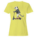 Meerkat Riding Electric Scooter Women's T-shirt