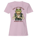 Toad-Ally Addicted Coffee Joke Women's T-shirt
