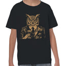 Owl in Suit with Wine Glass Youth's T-shirt