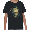 Frog Astronaut Space Helmet Youth T-shirt