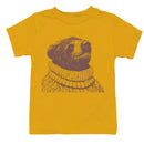 Youth's T-shirt with Bear in Knit Sweater Illustration